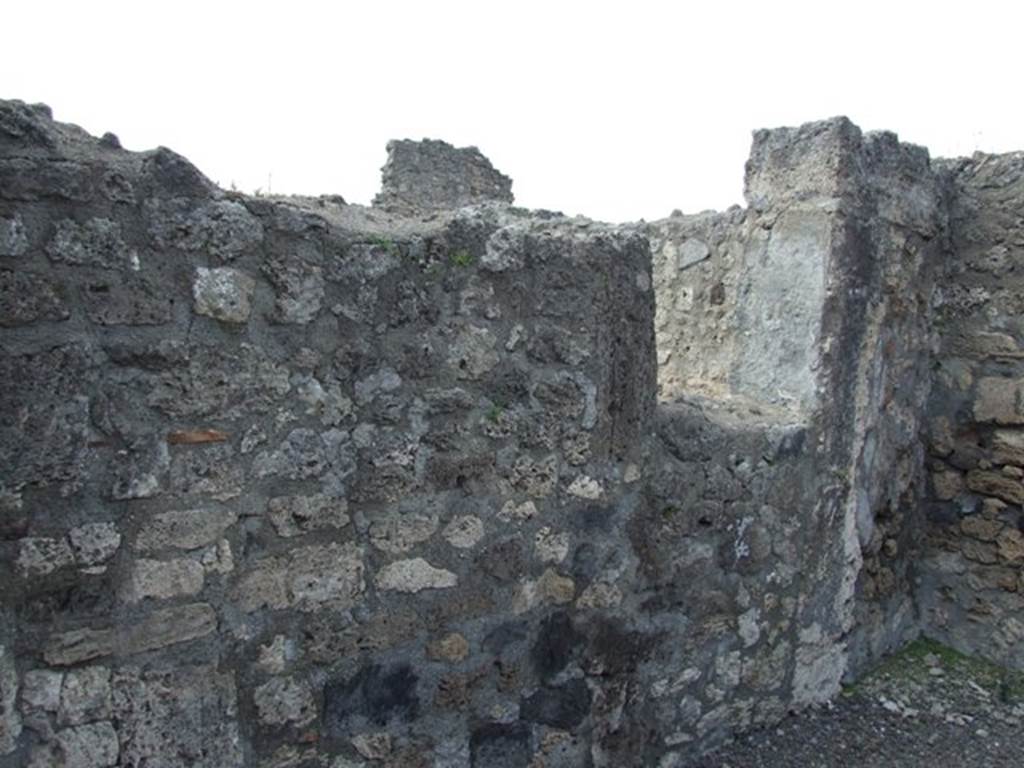 V.2.6 Pompeii. March 2009. West wall with window to V.2.5.