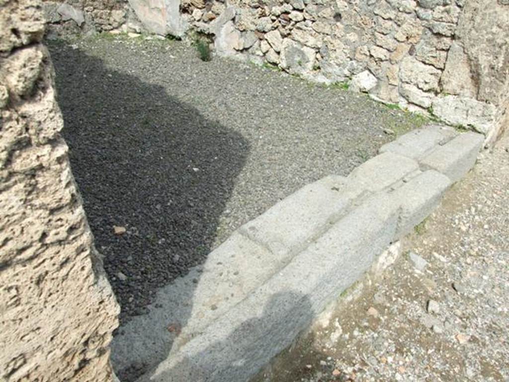 V.2.11 Pompeii. March 2009. Threshold or sill.