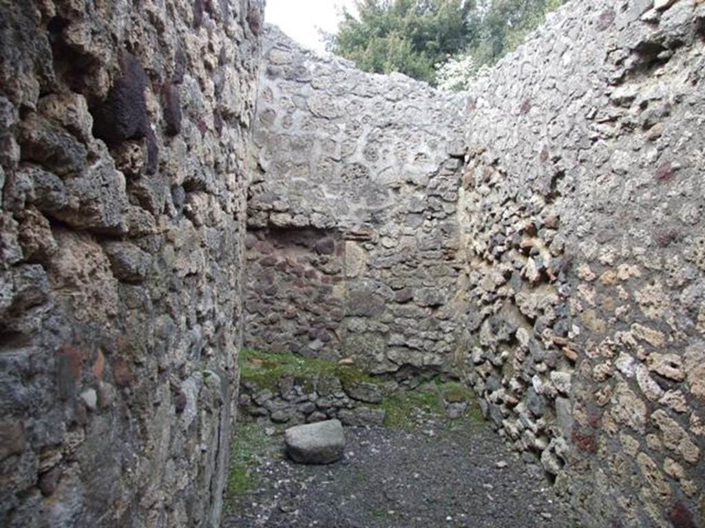 V.2.13 Pompeii, March 2009. Kitchen and latrine. Looking north.
