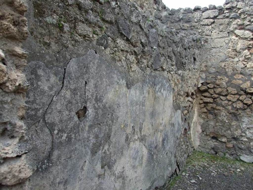V.2.13 Pompeii, March 2009. Rear room, West wall.