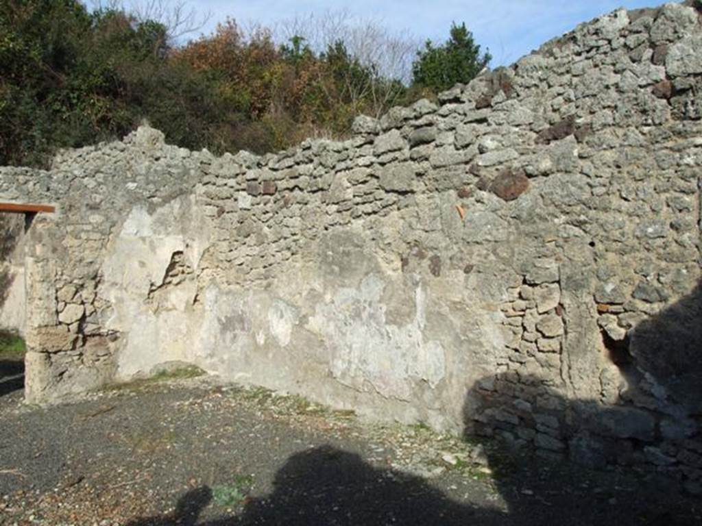 V.2.15 Pompeii. December 2007. East wall of atrium.