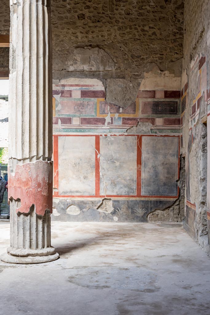 V.2.i Pompeii. March 2023.
Room 1, looking towards north wall from east side of atrium. Photo courtesy of Johannes Eber.