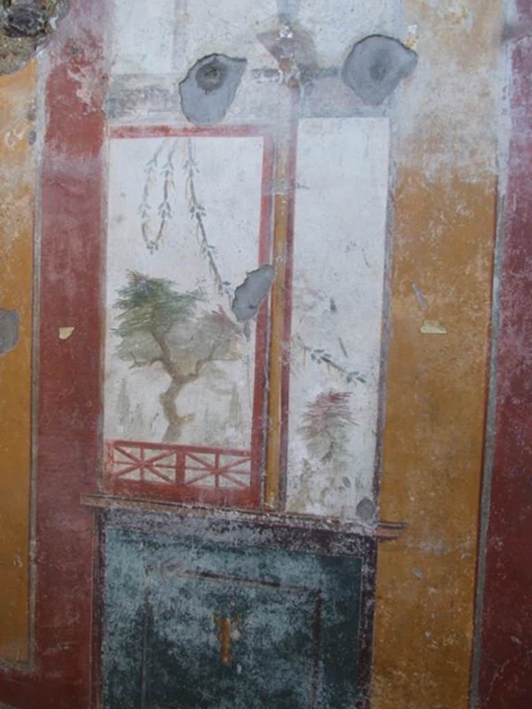 V.3.6 Pompeii. March 2009. Triclinium. West wall, painted panel.