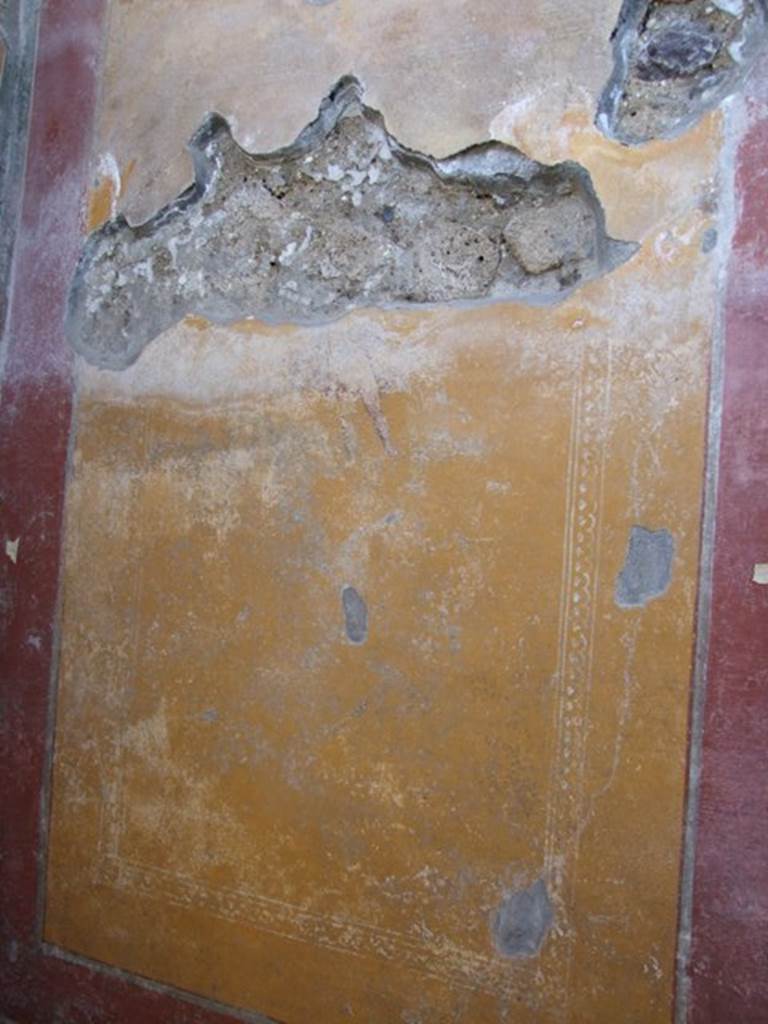 V.3.6 Pompeii. March 2009. Triclinium. West wall, painted panel.