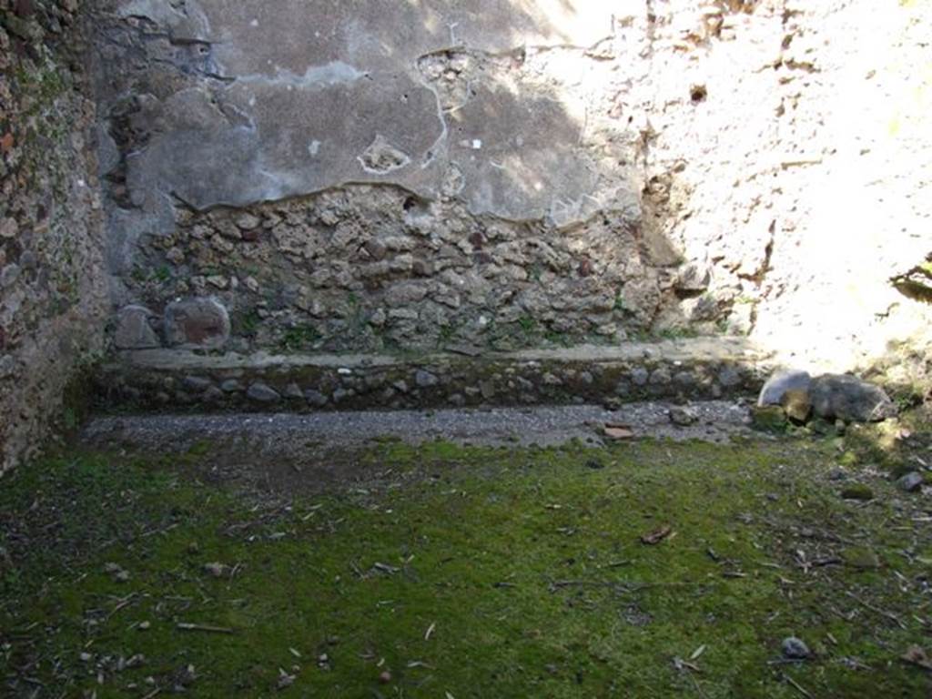 V.3.6 Pompeii. March 2009. Garden area. North wall.