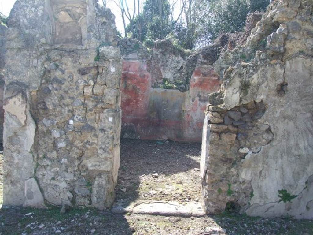 V.3.10 Pompeii. March 2009. Doorway to Cubiculum?.