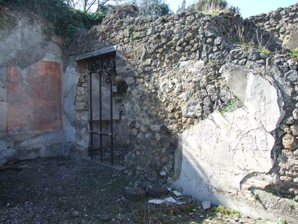 V.3.10 Pompeii. March 2009. Triclinium. North wall.