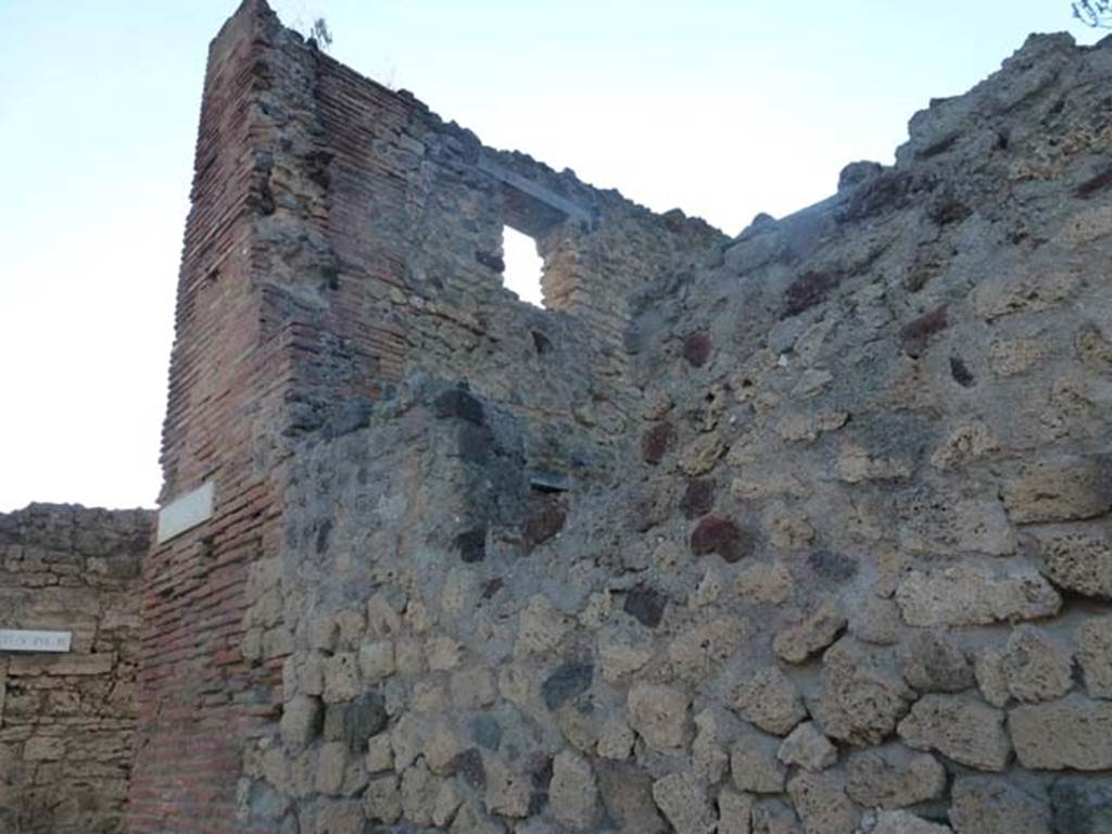V.4.1 Pompeii. June 2012. Looking north-west along façade on Via di Nola. Photo courtesy of Michael Binns.
