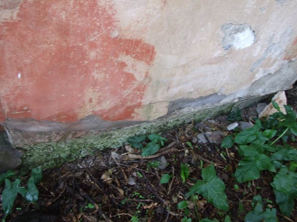 V.4.13 Pompeii. March 2009. Triclinium “R”, west wall.