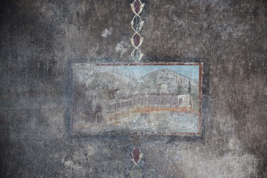 V.4.a Pompeii. March 2018. Room ‘h’, painted panel of villa from east end of south wall.
Foto Annette Haug, ERC Grant 681269 DÉCOR.