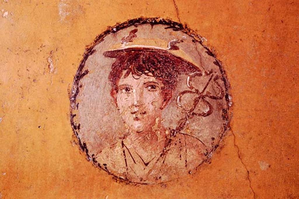 V.4.a Pompeii. 1961. Wall painting of boy. Photo by Stanley A. Jashemski.
Source: The Wilhelmina and Stanley A. Jashemski archive in the University of Maryland Library, Special Collections (See collection page) and made available under the Creative Commons Attribution-Non Commercial License v.4. See Licence and use details.
J61f0417