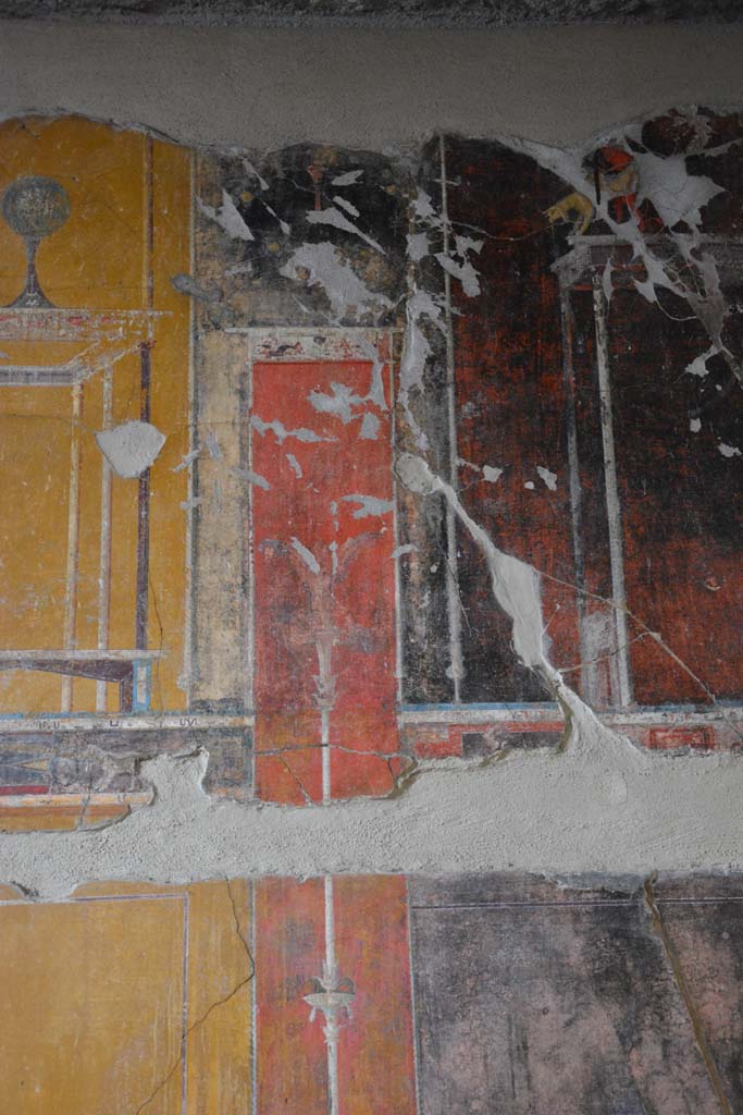 V.4.a Pompeii. March 2018. Room ‘g’, upper wall towards north end of west wall.
Foto Annette Haug, ERC Grant 681269 DÉCOR.