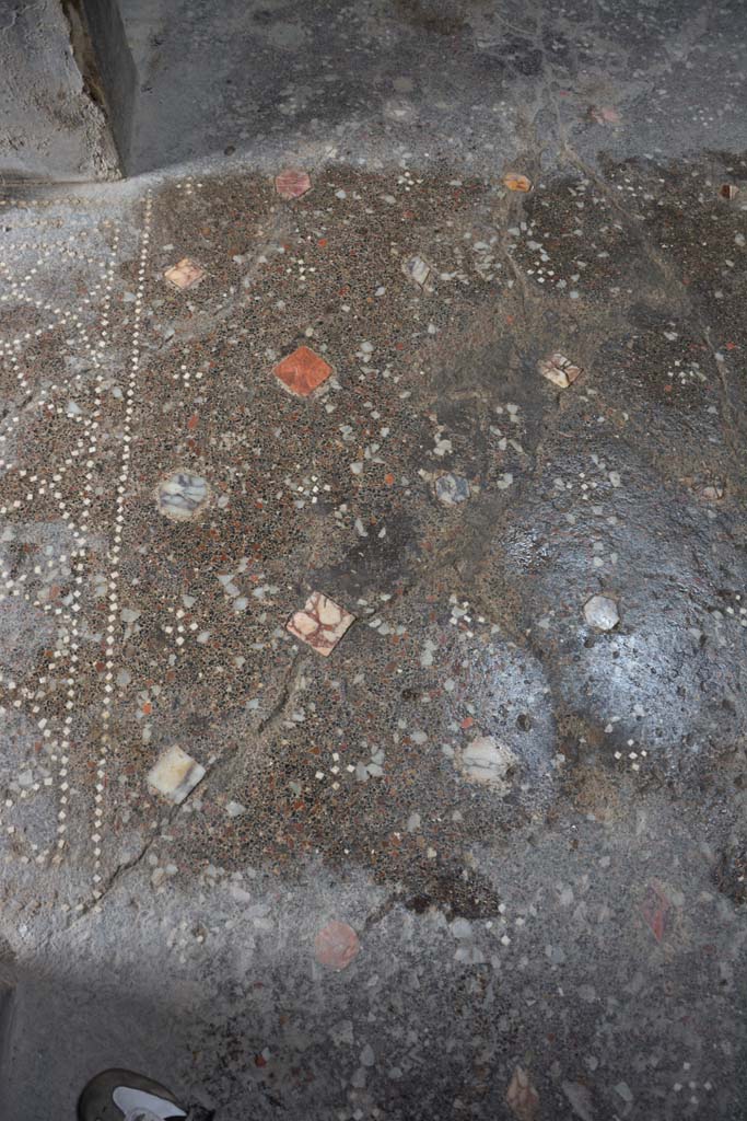 V.4.a Pompeii. March 2018. Room ‘b’, atrium floor at end of entrance corridor, on left.
Foto Annette Haug, ERC Grant 681269 DÉCOR.