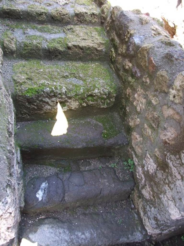 V.5.3 Pompeii. March 2009. Room 3. Stairs to upper floor.
