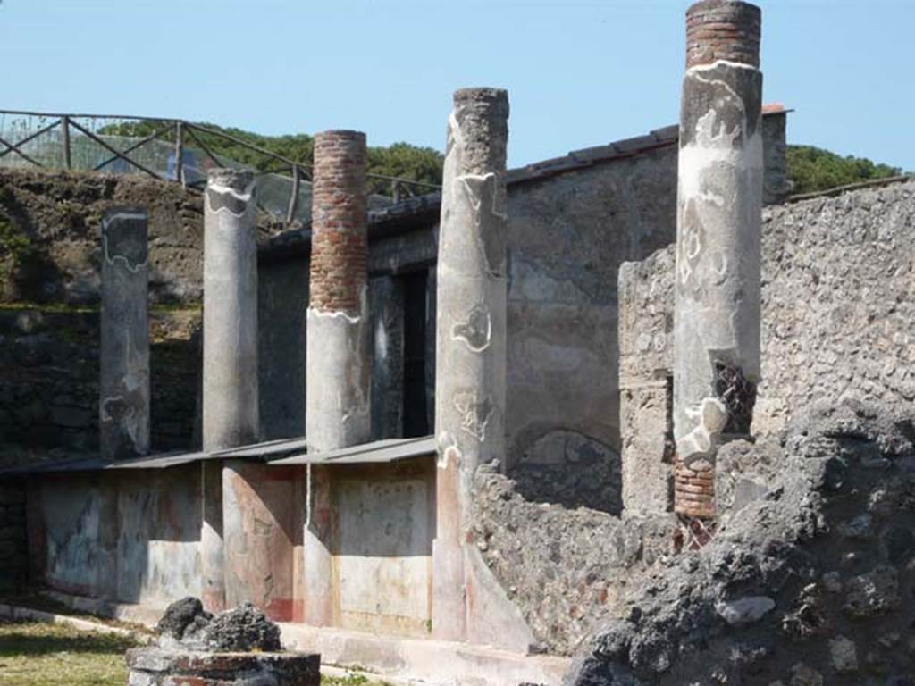 V.5.3 Pompeii. May 2012. Room 7, looking across peristyle to the north-east corner.
Photo courtesy of Buzz Ferebee.