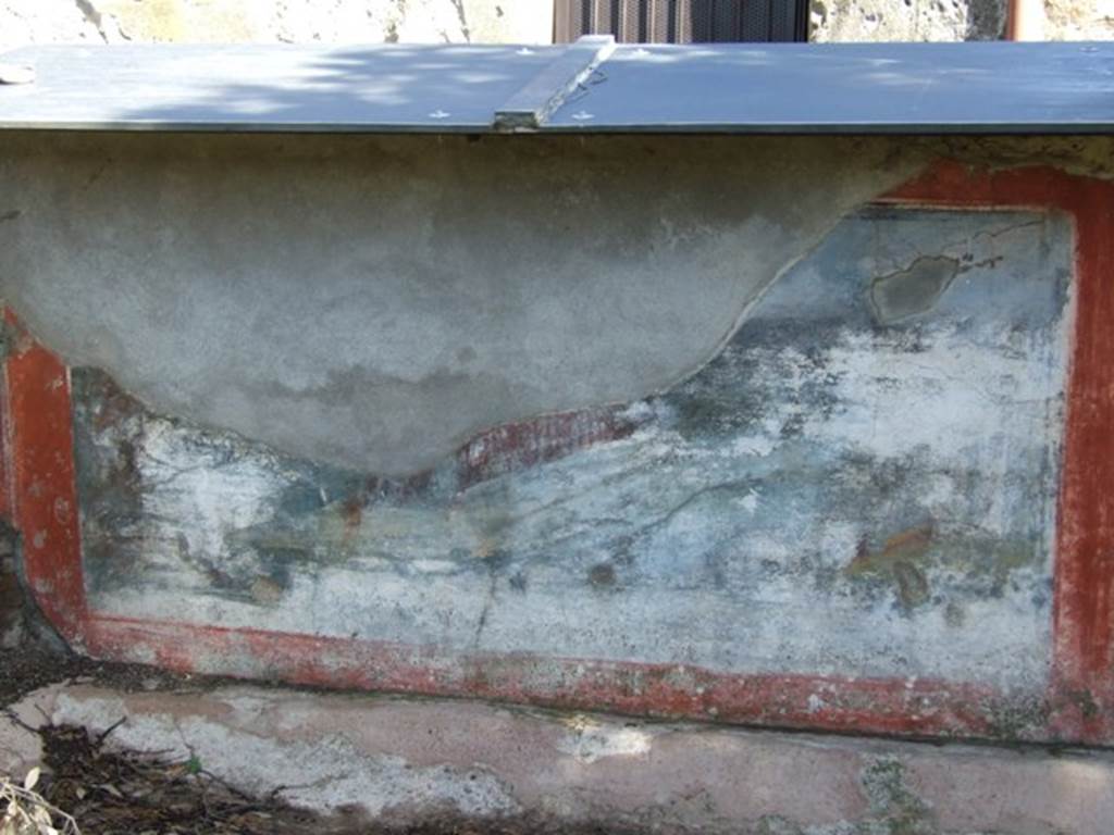 V.5.3 Pompeii. March 2009. Room 7. Peristyle. North east corner of peristyle – Painting 1
