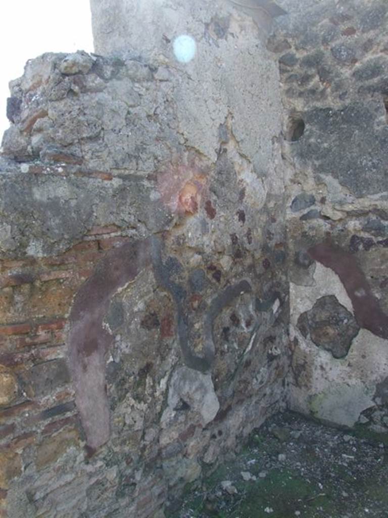 VI.1.2 Pompeii. March 2009. Room on north side of caupona. South west corner.