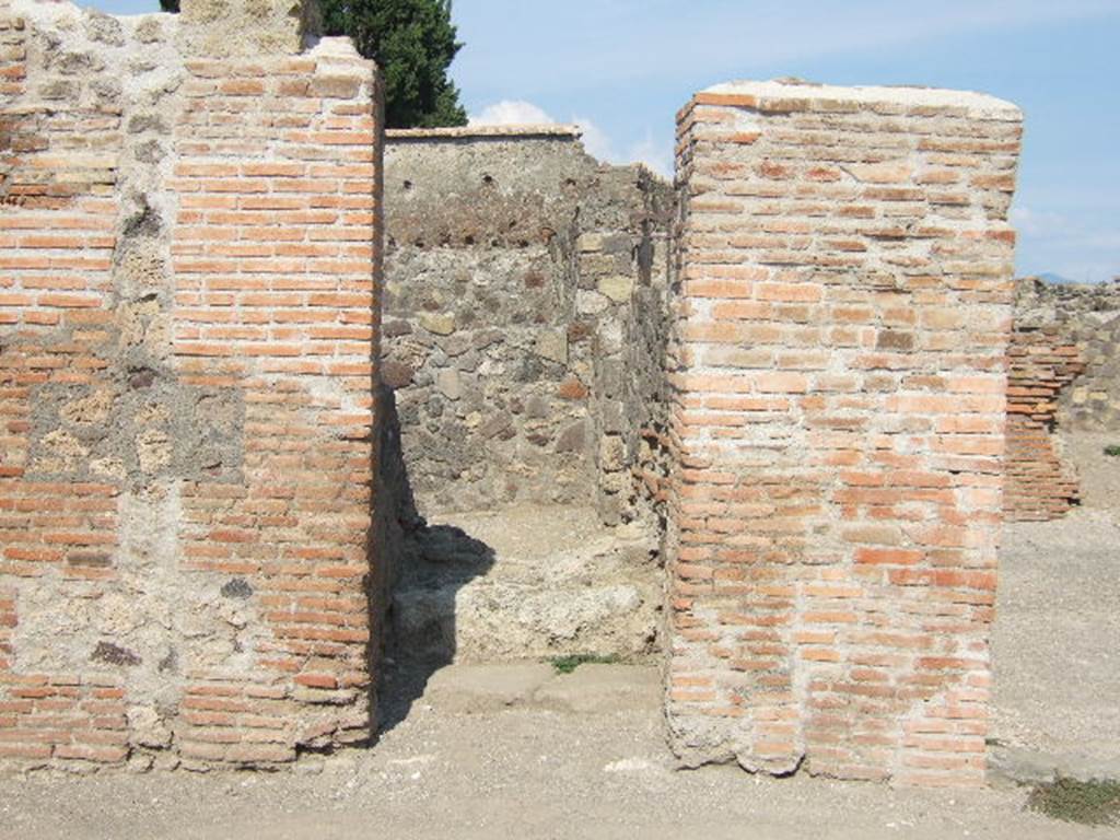VI.1.3 Pompeii. September 2005. Steps to upper floor looking east.