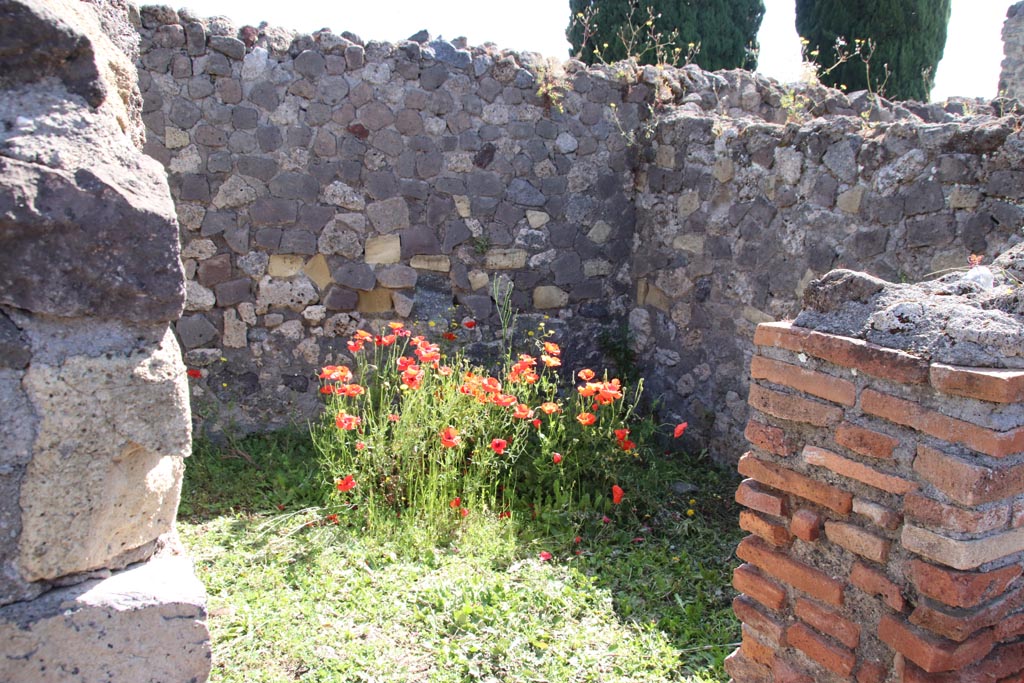 VI.1.5 Pompeii. May 2024.
Looking east through doorway into room against east wall in north-east corner. Photo courtesy of Klaus Heese.