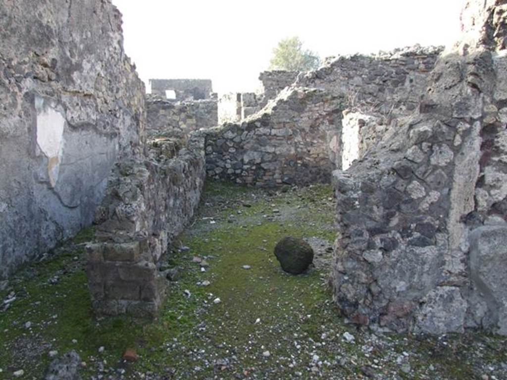 VI.1.7 Pompeii. December 2007. Looking west into room 9, in south-west corner of atrium of VI.1.25.