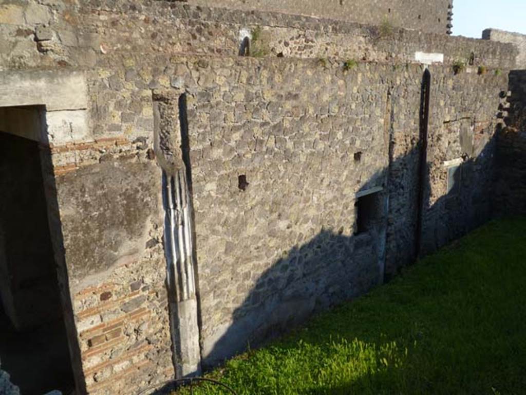 VI.2.4 Pompeii. May 2011. Looking south towards north side of house.