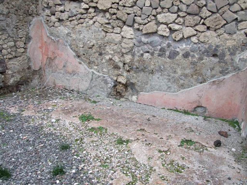 VI.2.10 Pompeii. Small house. December 2007. North wall of atrium.