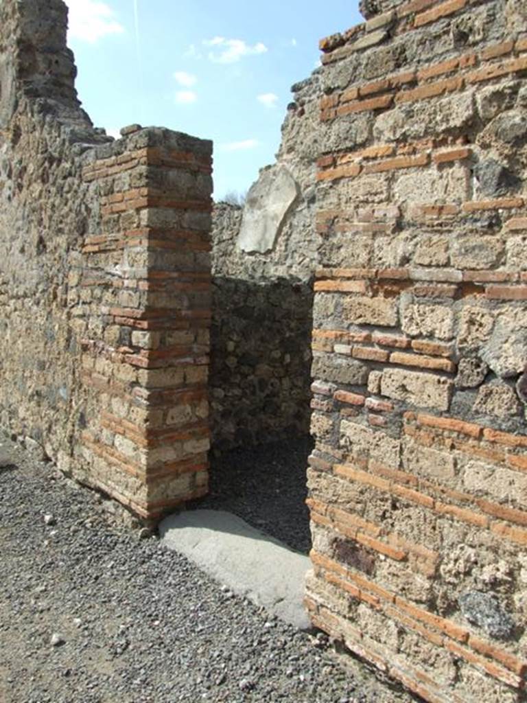 VI.3.3 Pompeii. March 2009. Doorway to Room 10, Cubiculum.