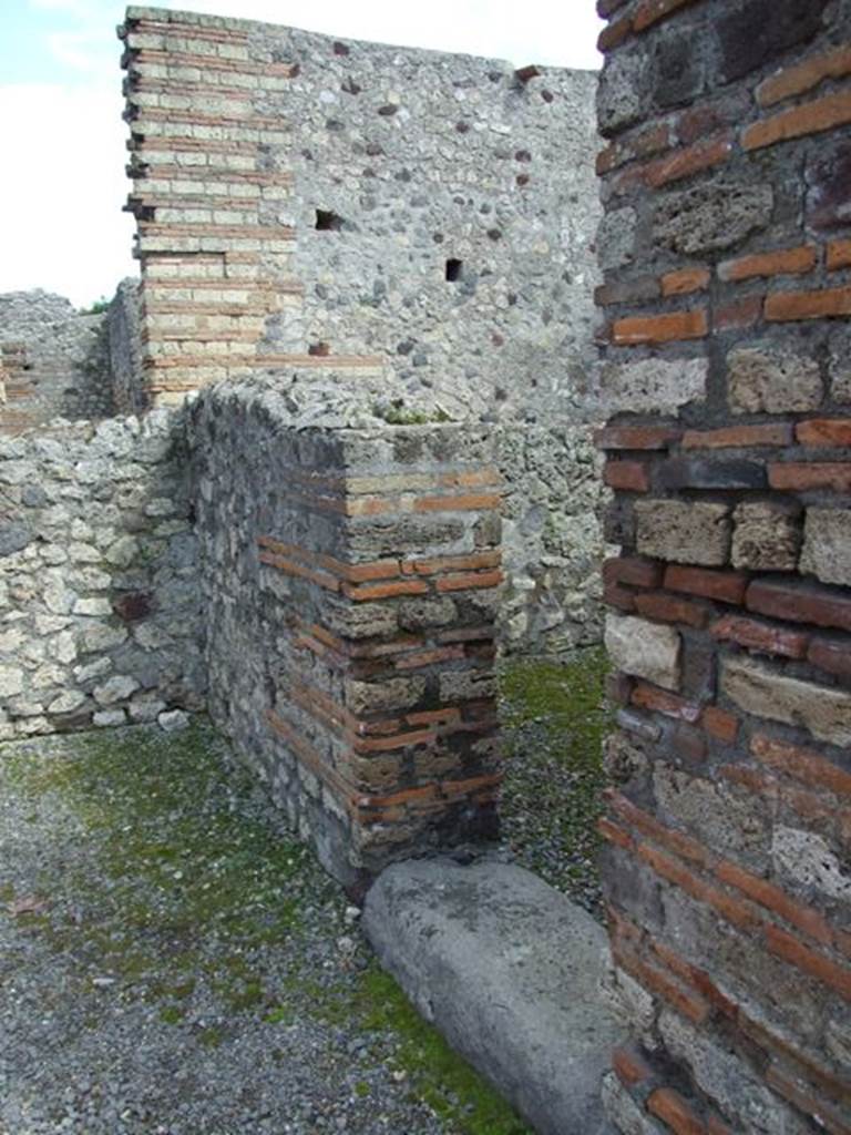 VI.3.3 Pompeii. March 2009. Doorway to Room 3, Cubiculum.