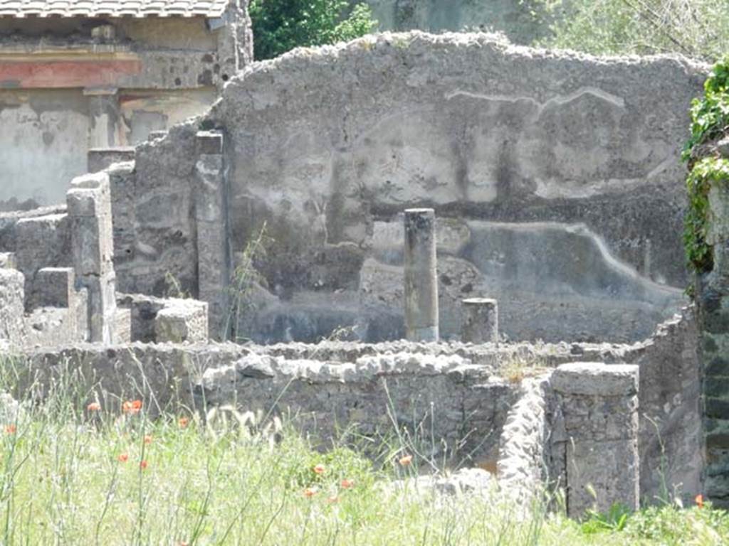 VI.5.4 Pompeii. May 2015. Looking towards south wall of atrium, from city walls.
Photo courtesy of Buzz Ferebee.