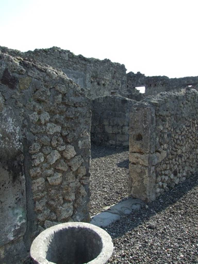 VI.7.3 Pompeii. March 2009. Doorway to Room 9.Oecus.