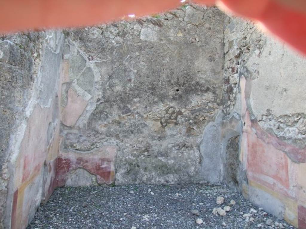 VI.7.6 Pompeii. March 2009. Room 5. West wall of Ala.