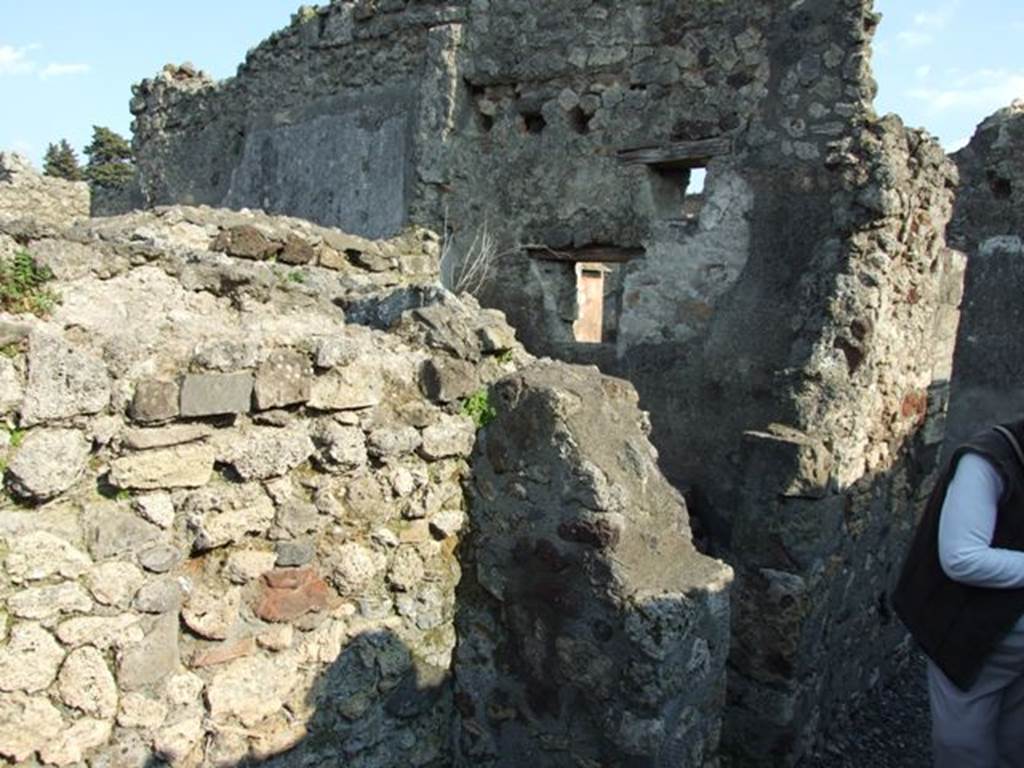 VI.7.6 Pompeii. March 2009. Doorway to Room 8.