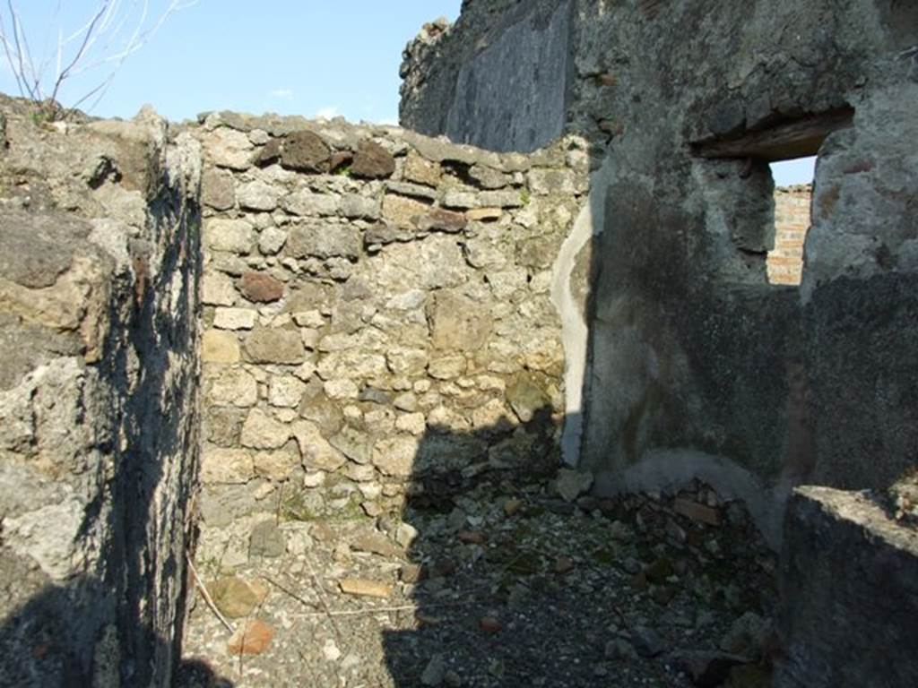 VI.7.6 Pompeii. March 2009. Room 8. East wall.