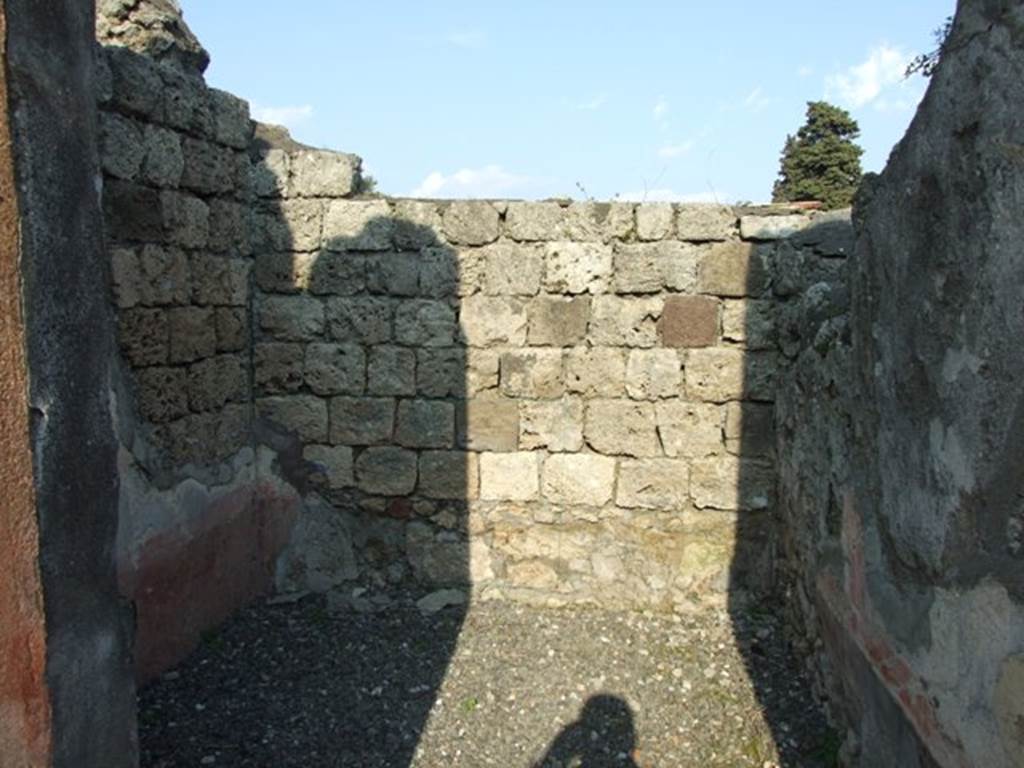 VI.7.6 Pompeii. March 2009. Room 12. East wall.