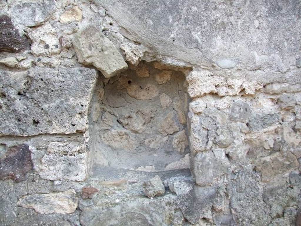 VI.7.6 Pompeii. March 2009. Room 13. Niche.