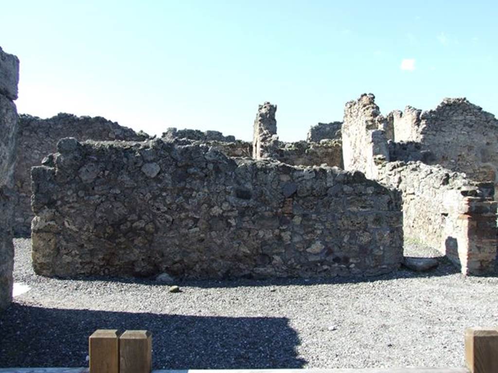 VI.7.10 Pompeii. March 2009. West wall.