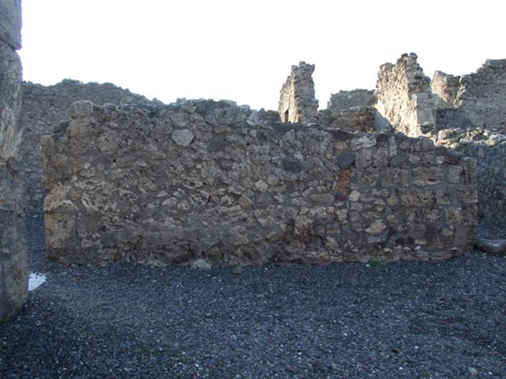VI.7.10 Pompeii. December 2007. West wall.