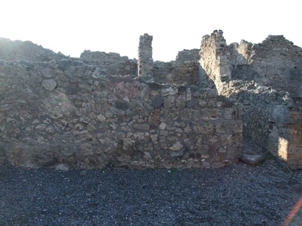 VI.7.10 Pompeii. December 2007. West wall.