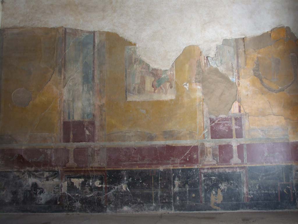 VI.8.3/5 Pompeii. March 2009. Room 12, south wall of dining room.