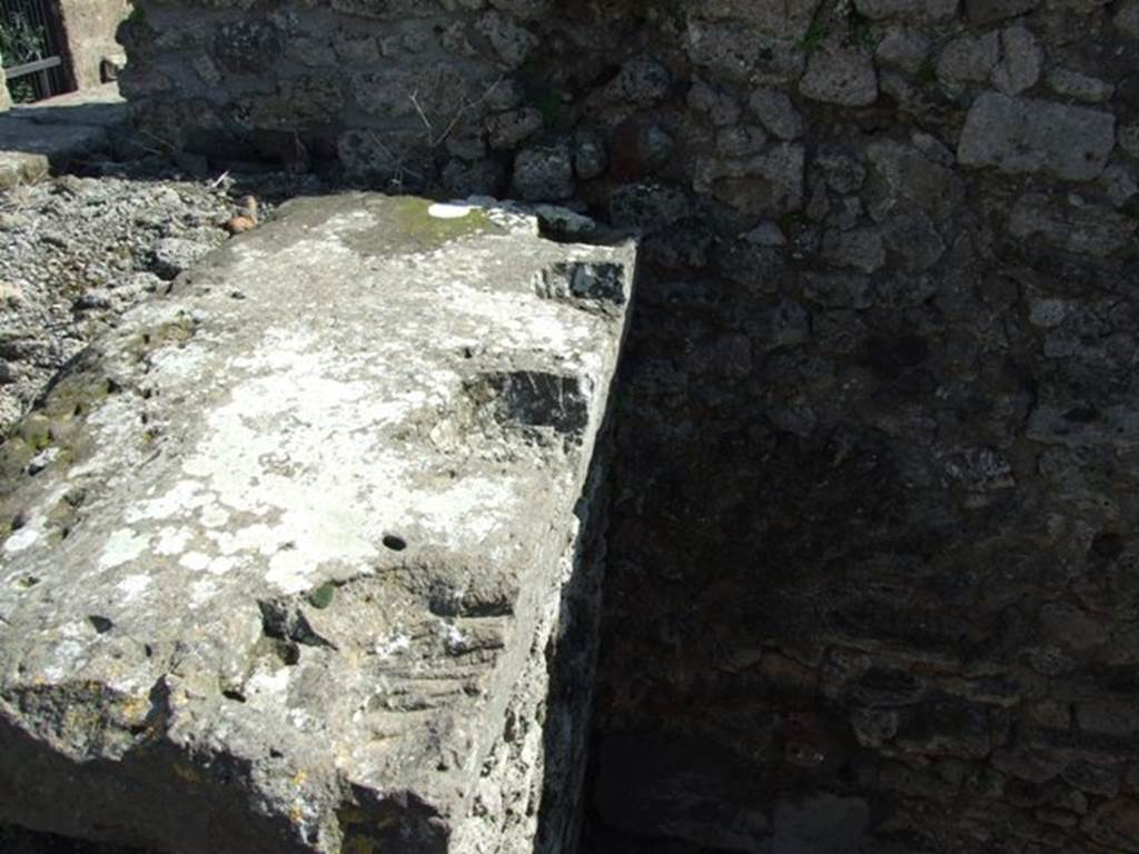 VI.8.21. Pompeii. March 2009. Room on north side of vestibule. Top of stairs, looking south.