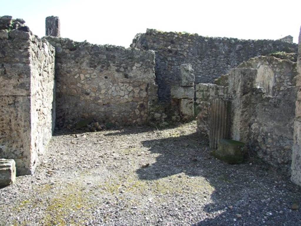 VI.8.22 Pompeii. March 2009. Room 3. Ala, on the south side of atrium.