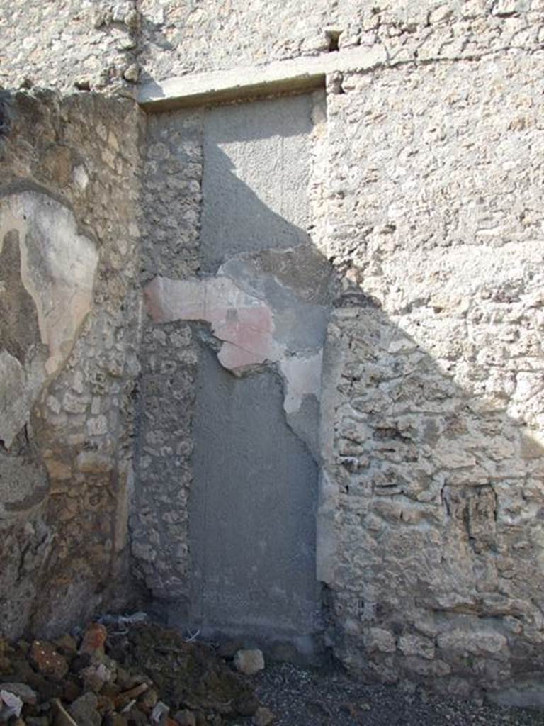 VI.8.22 Pompeii. March 2009. North wall of room 16.