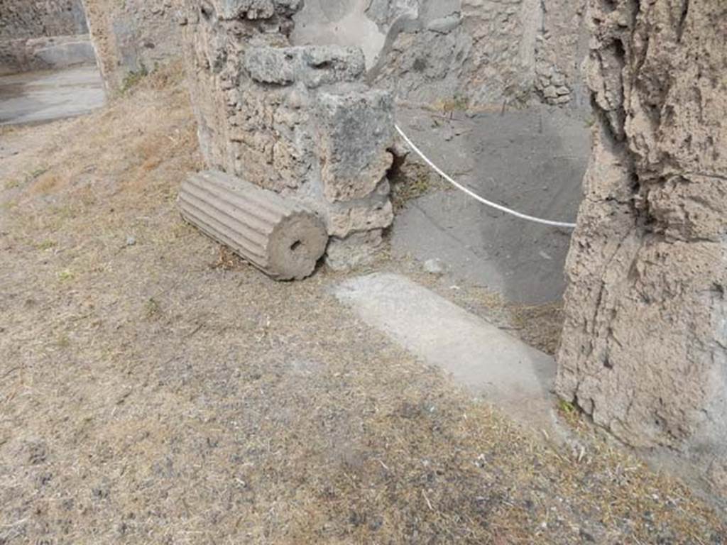 VI.8.22 Pompeii. May 2017. Room 16, looking north-west in atrium towards doorway.
Photo courtesy of Buzz Ferebee.