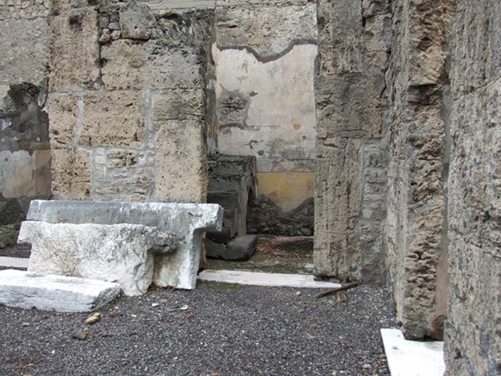VI.8.22 Pompeii. December 2006. Rooms to North side of Atrium.