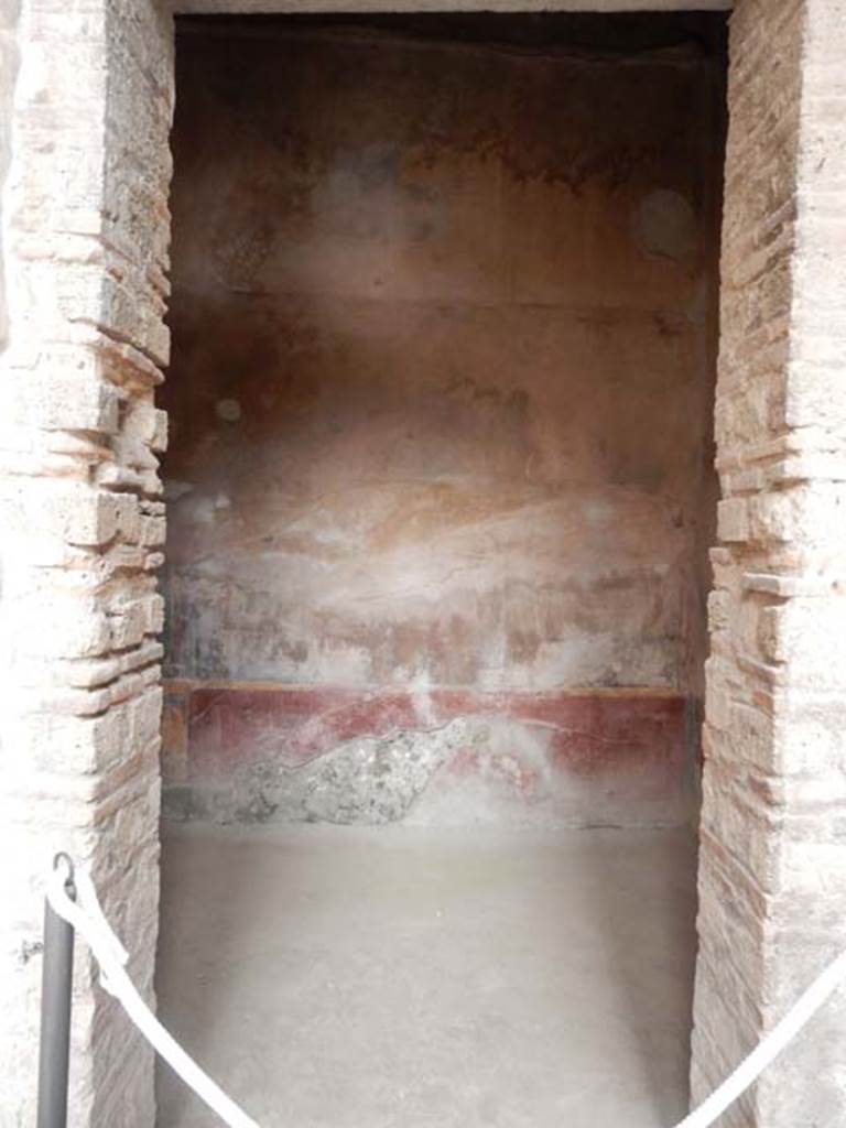 VI.8.23 Pompeii. May 2017. Looking north through doorway in north-west corner of garden area. Photo courtesy of Buzz Ferebee.