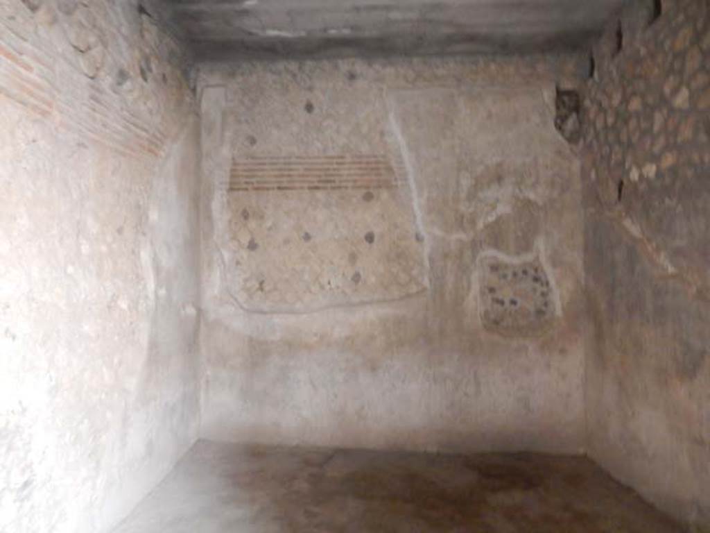 VI.8.23 Pompeii. May 2017. East wall of room at north end of east side of garden area.
Photo courtesy of Buzz Ferebee.