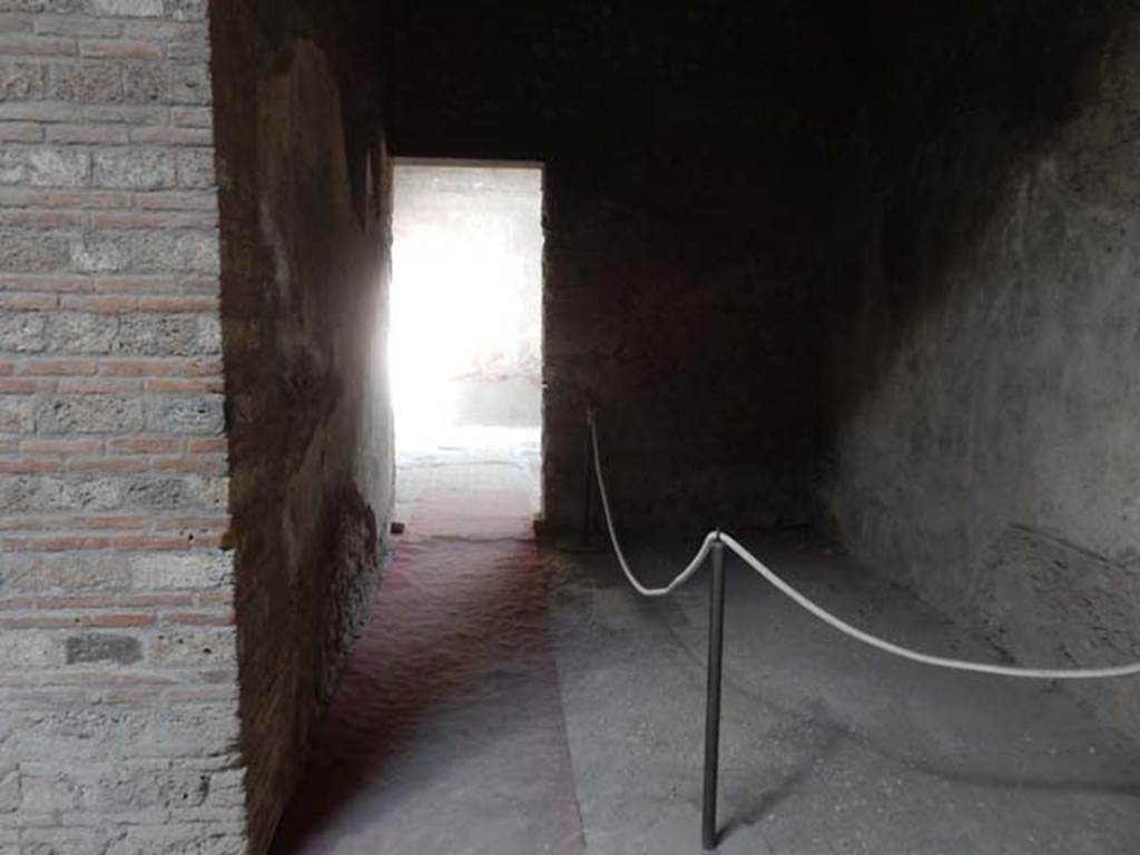 VI.8.23 Pompeii. May 2017. Looking north through doorway from room in VI.8.23, with doorway to VI.8.24 Photo courtesy of Buzz Ferebee.