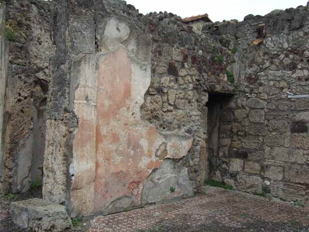 VI.9.2 Pompeii. May 2010. Room 8, north wall.