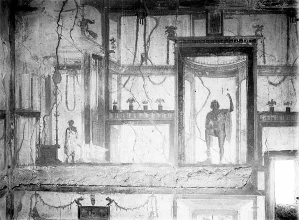 231670 Bestand-D-DAI-ROM-W.258.jpg
VI.9.6 Pompeii. W.258. Room 16, painted decoration from west wall.
Photo by Tatiana Warscher. With kind permission of DAI Rome, whose copyright it remains.
See http://arachne.uni-koeln.de/item/marbilderbestand/231670