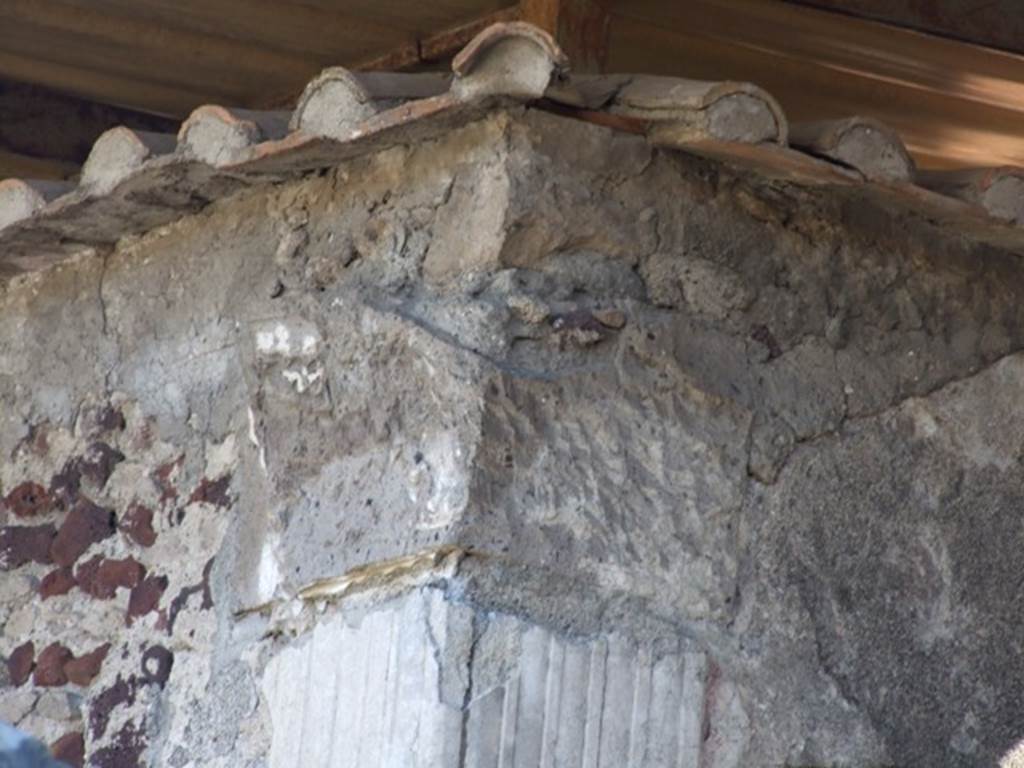 VI.9.6 Pompeii. March 2009. Room 3. Atrium. Capital.